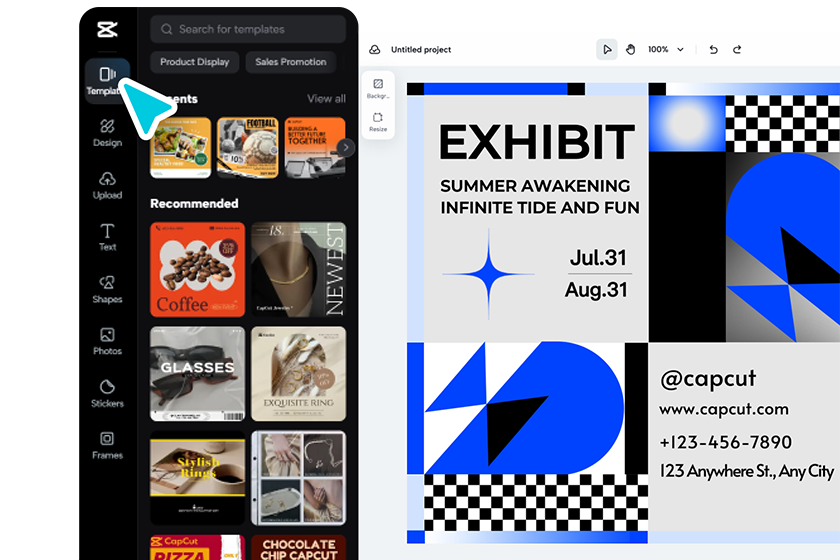 Customize layout and design